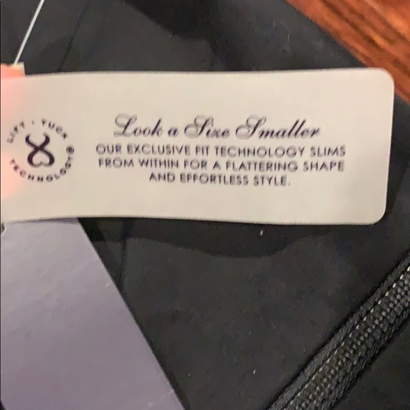 NYDJ Bridget Peplum Ponte Dress - Picture 6 of 8